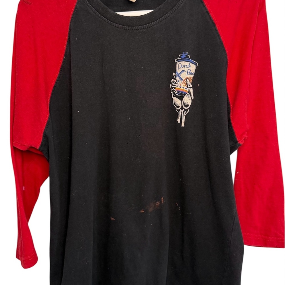 Dutch Bros VINTAGE Black MEDIUM Long Sleeve “Caffeine”
Skull Hand 1992 *See pics